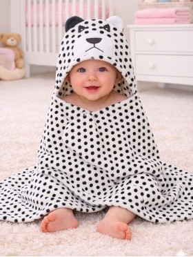 Kids Animal Themed Super Soft Hoodie Towel